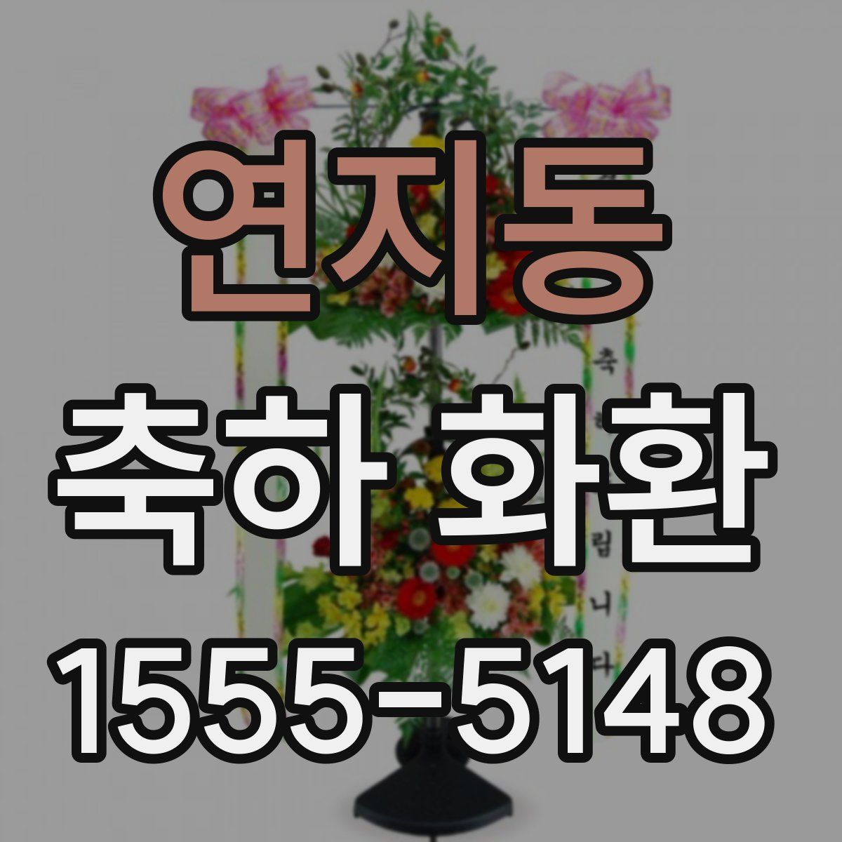 연지동 축하 화환