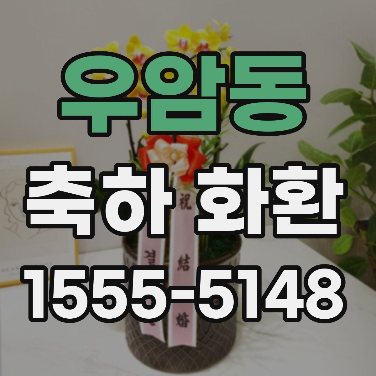 우암동 축하 화환