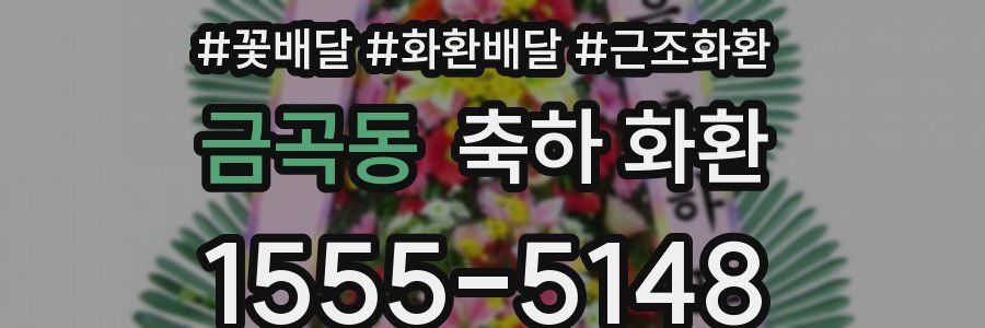금곡동 축하 화환