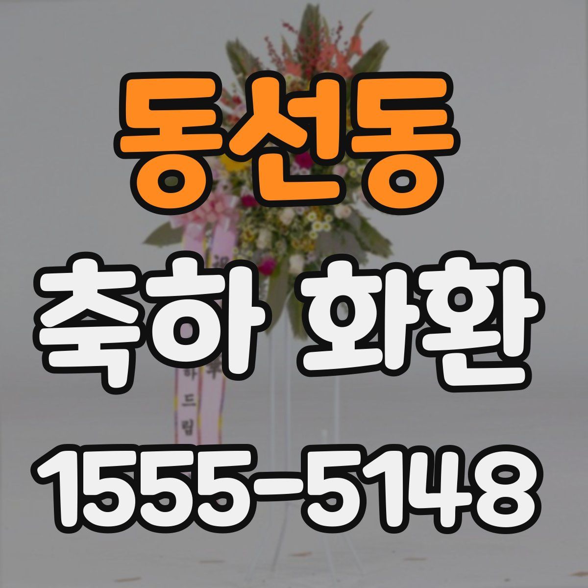 동선동 축하 화환