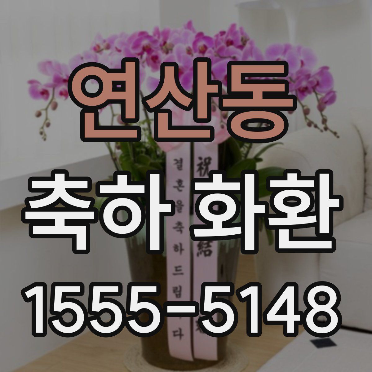 연산동 축하 화환