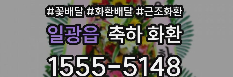 일광읍 축하 화환
