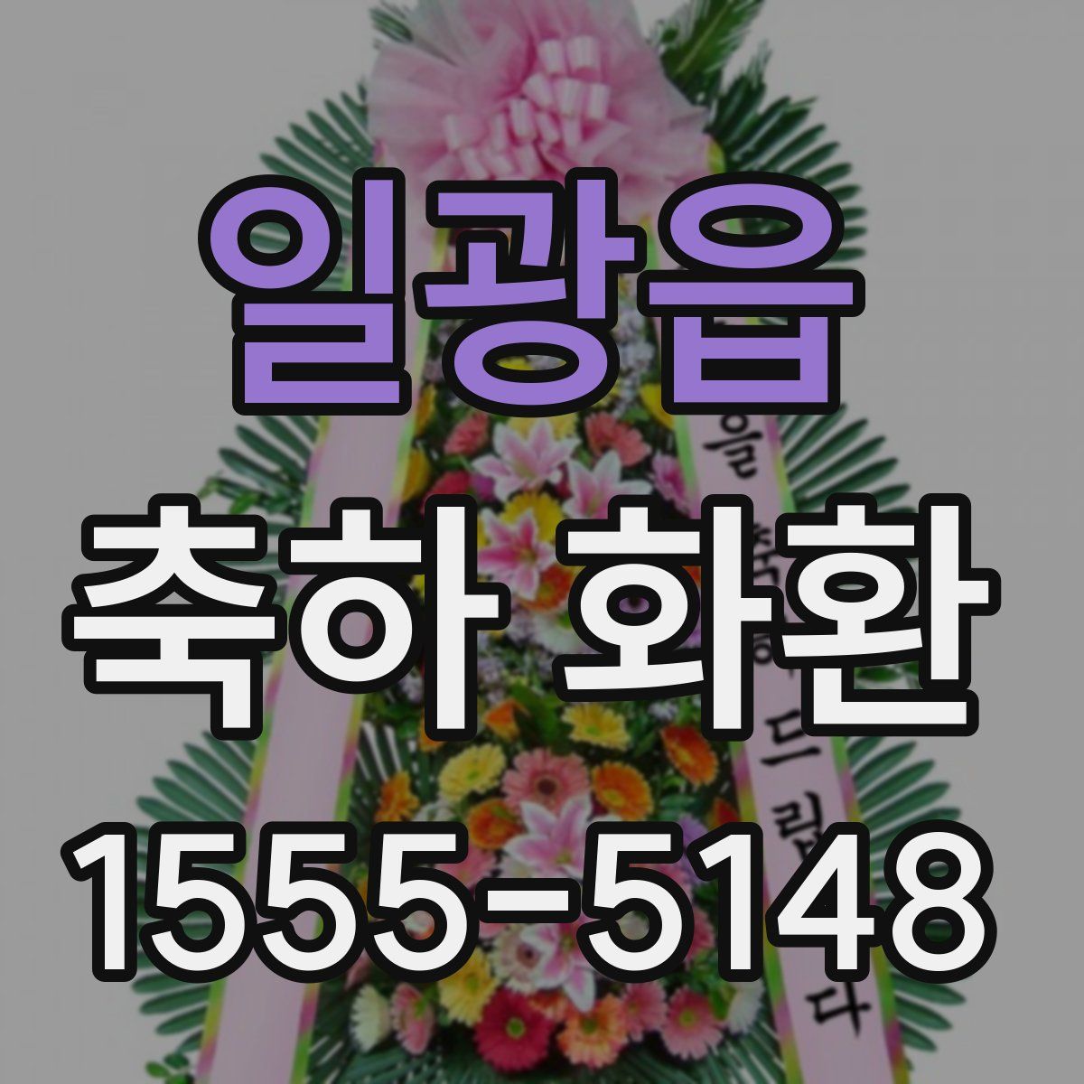 일광읍 축하 화환