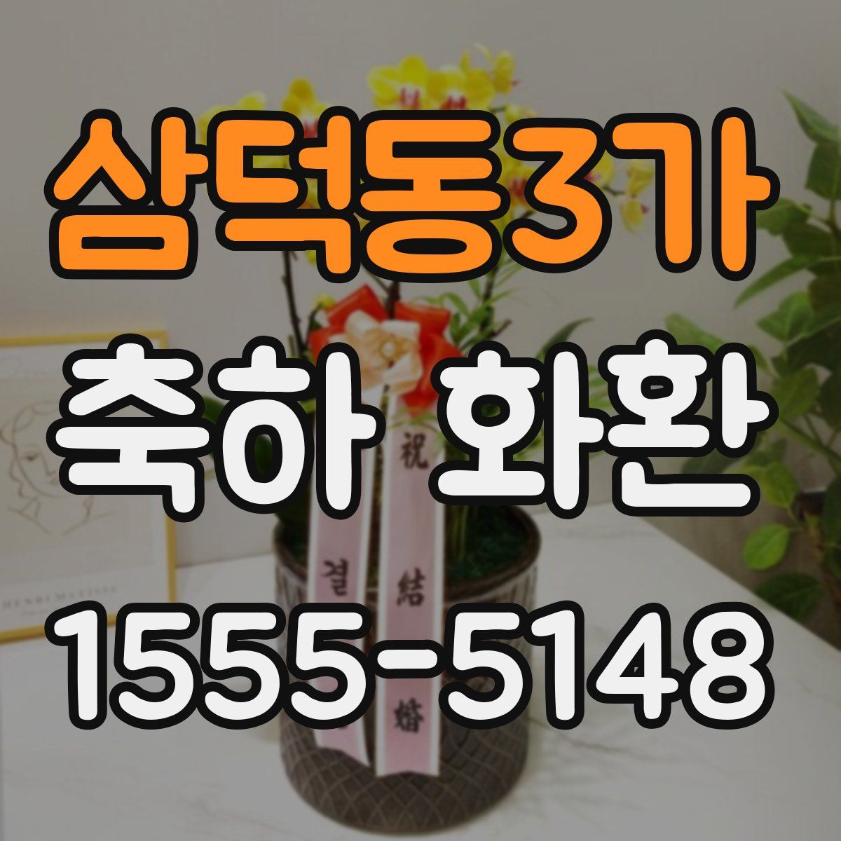 삼덕동3가 축하 화환