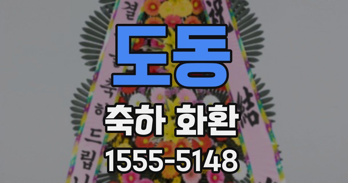 도동 축하 화환