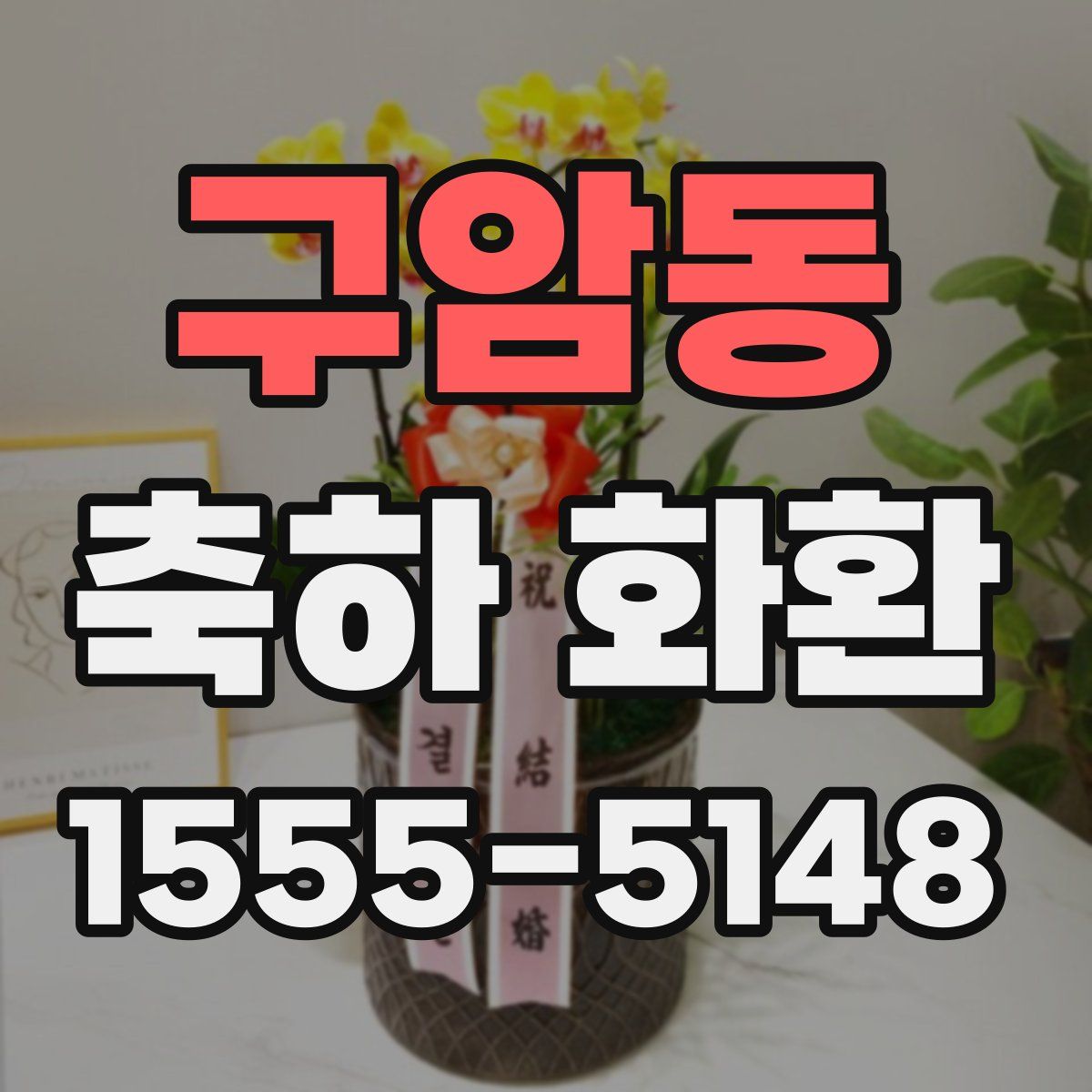 구암동 축하 화환