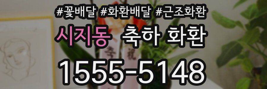 시지동 축하 화환