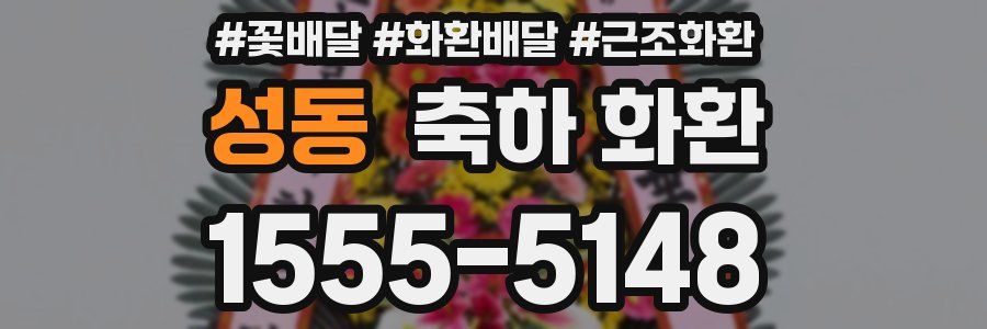 성동 축하 화환