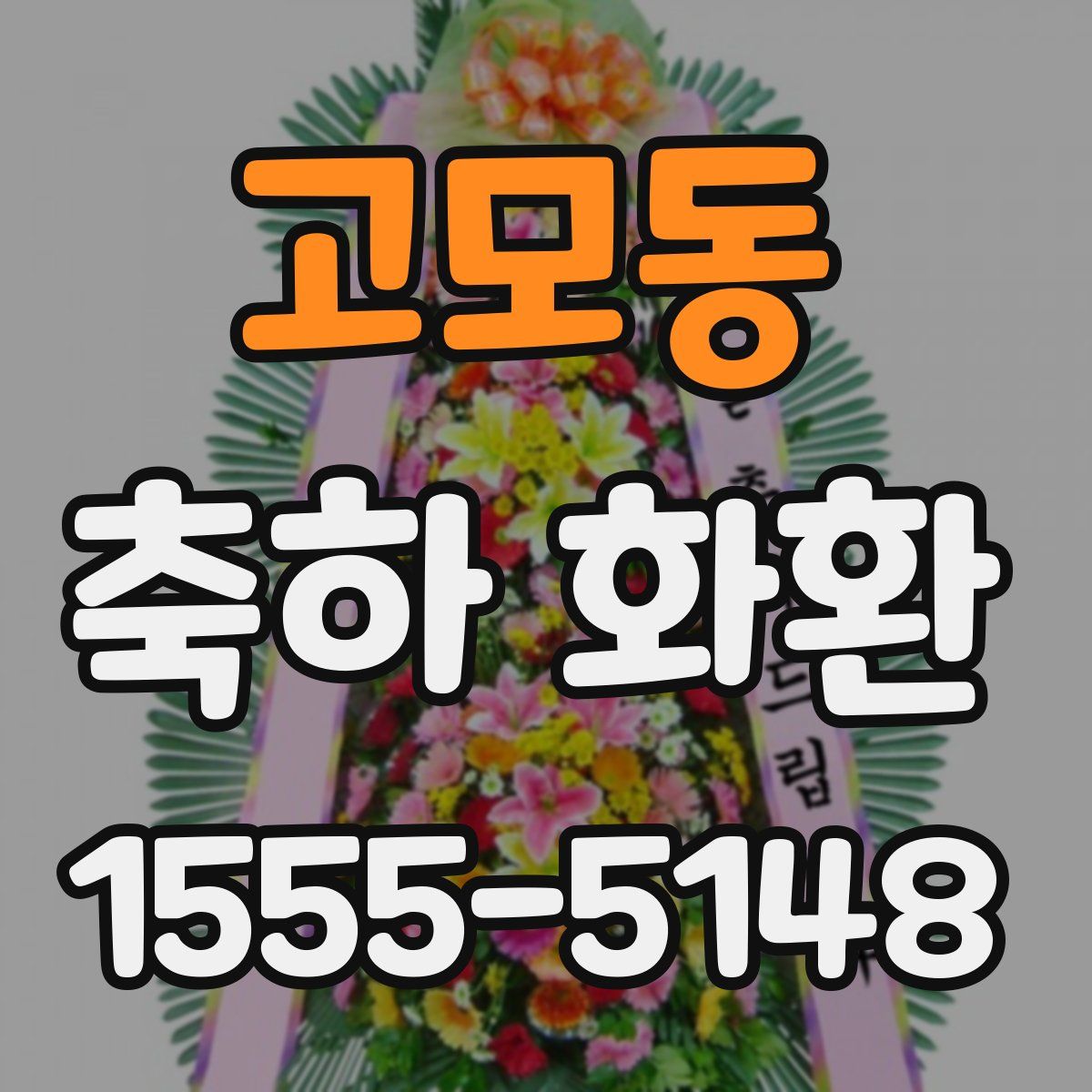 고모동 축하 화환