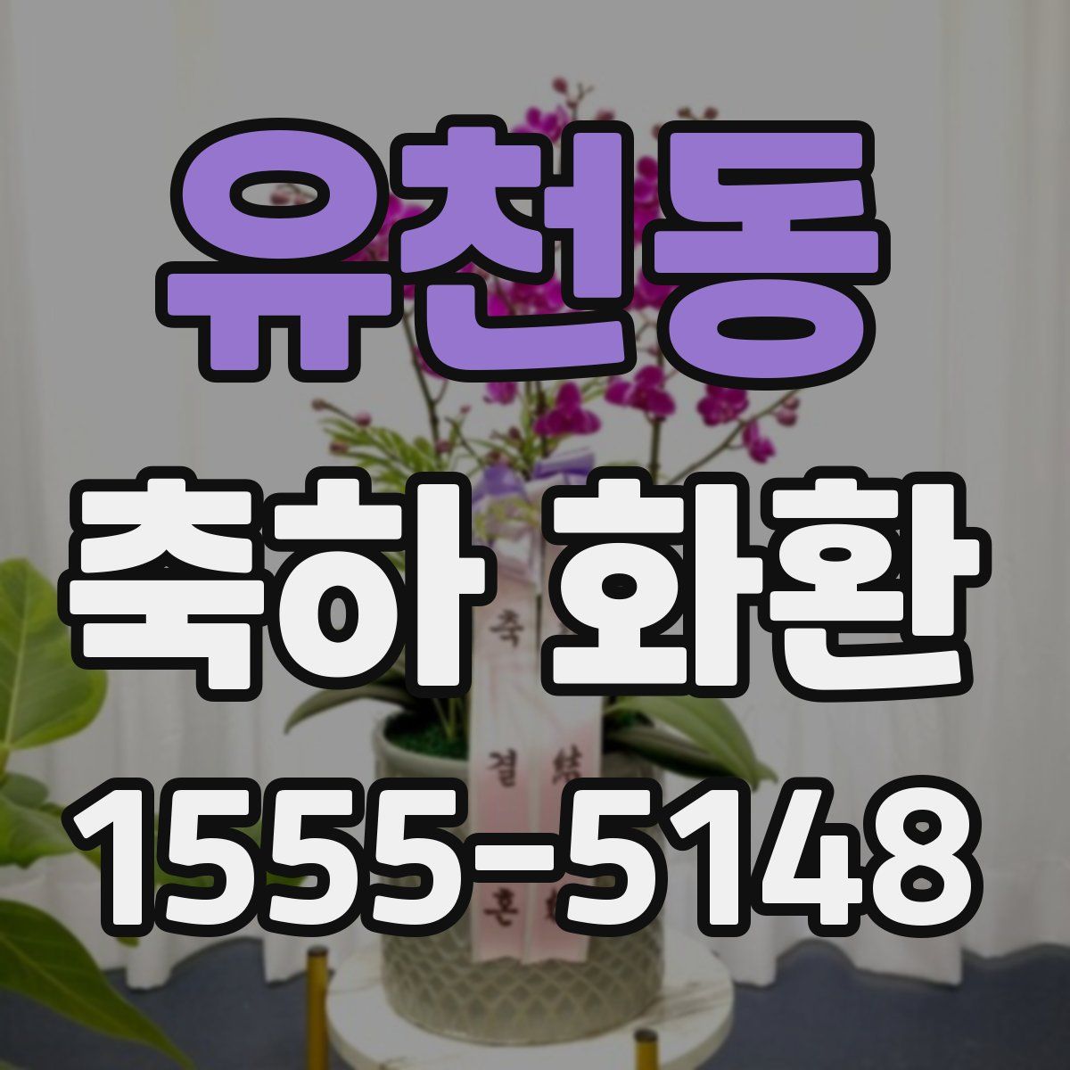 유천동 축하 화환
