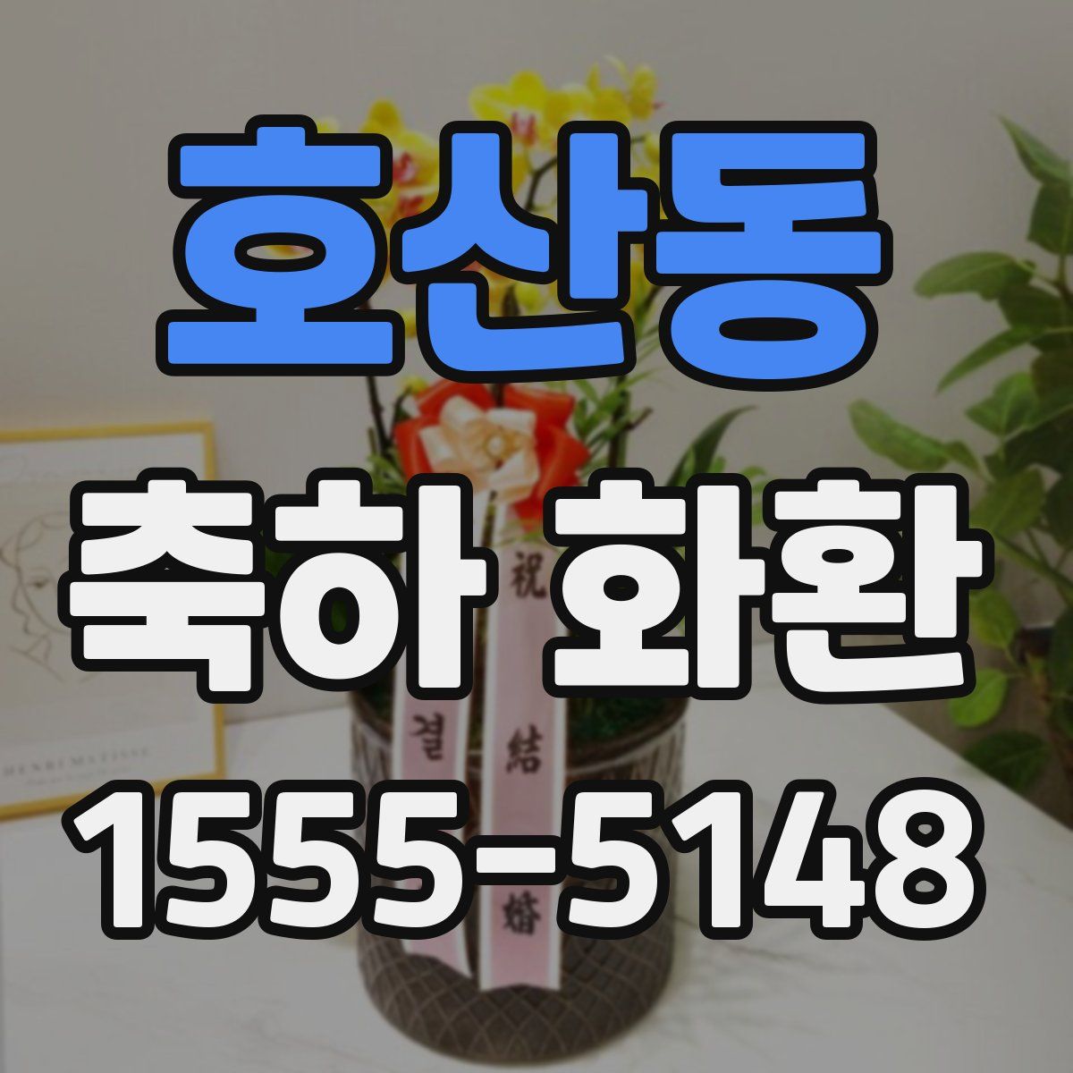 호산동 축하 화환