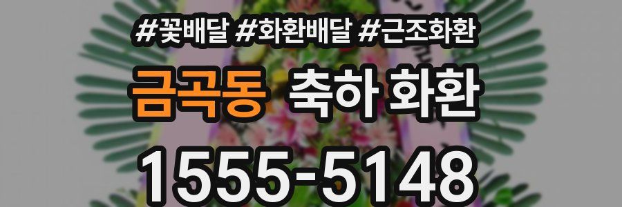금곡동 축하 화환
