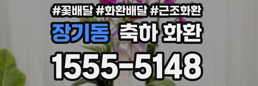장기동 축하 화환