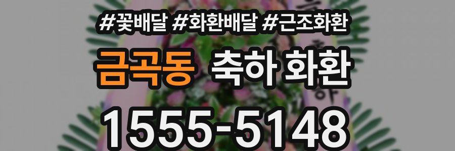 금곡동 축하 화환