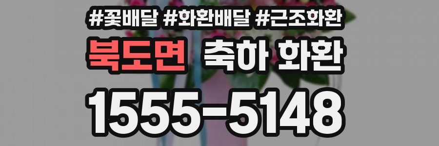 북도면 축하 화환