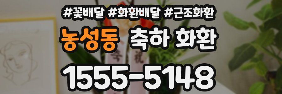 농성동 축하 화환