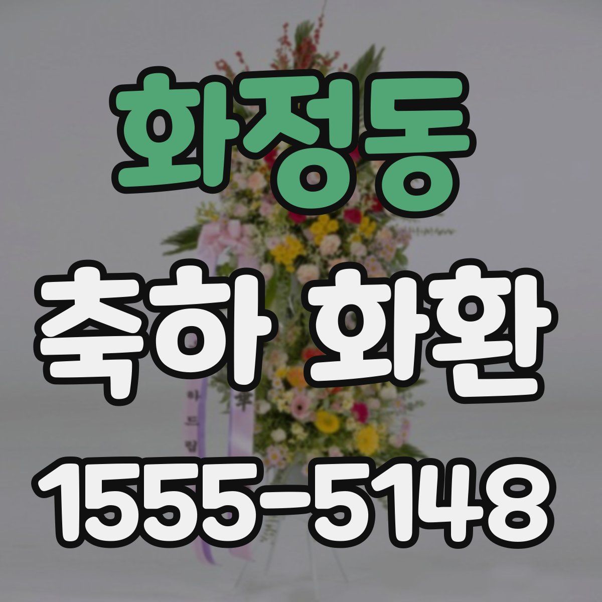 화정동 축하 화환
