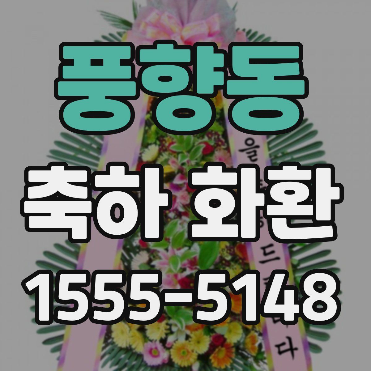 풍향동 축하 화환