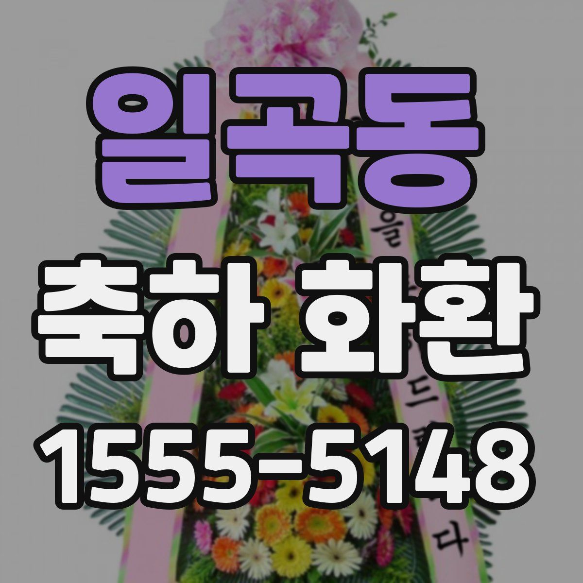 일곡동 축하 화환
