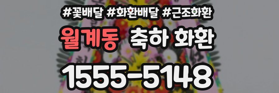 월계동 축하 화환