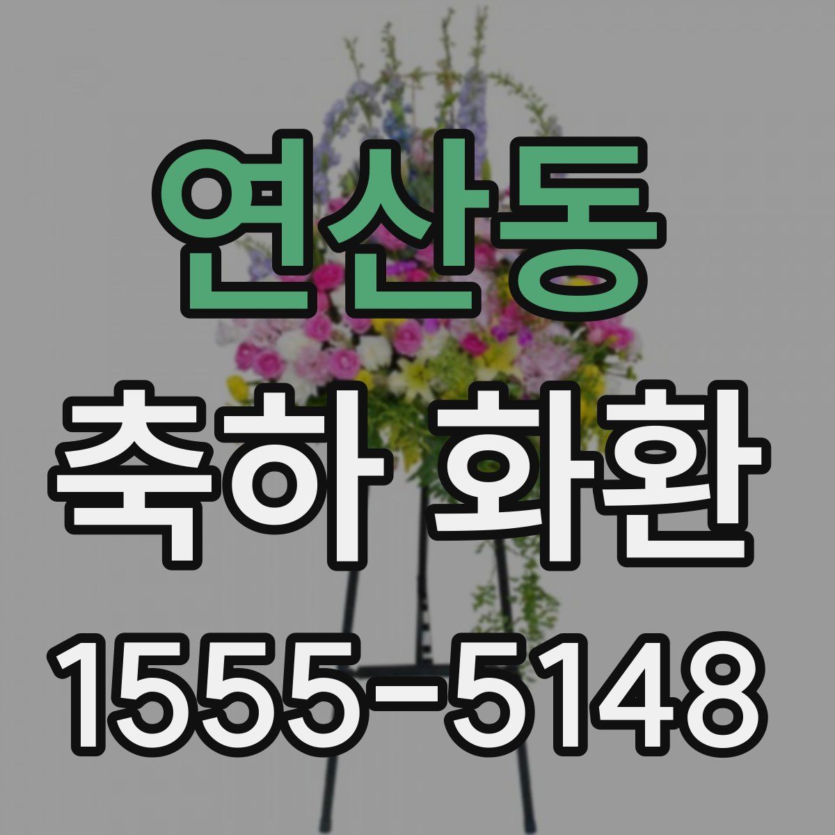 연산동 축하 화환