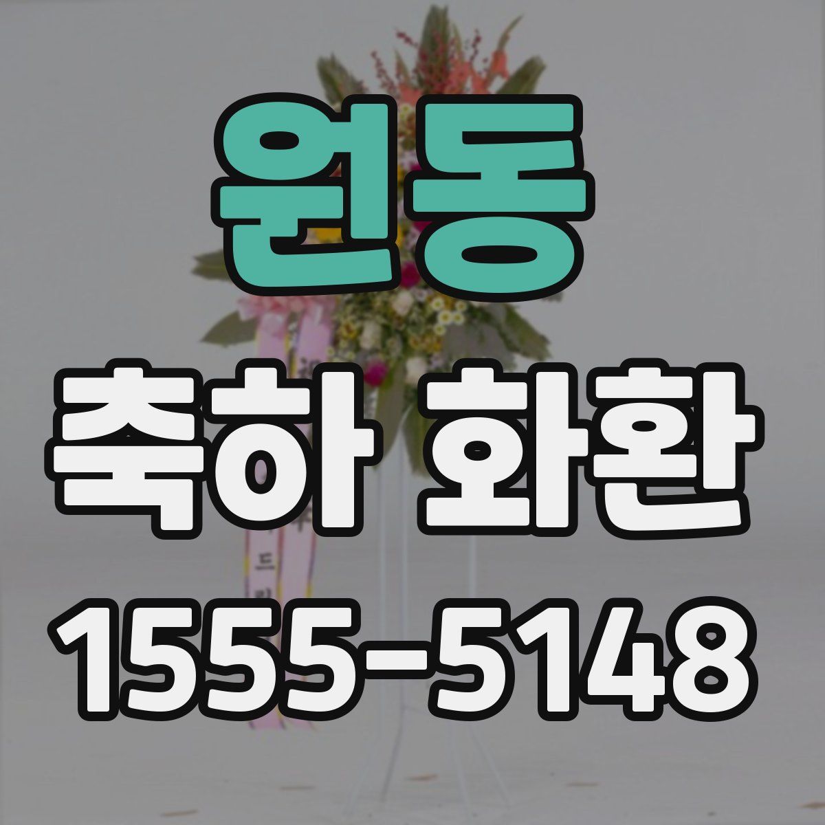 원동 축하 화환