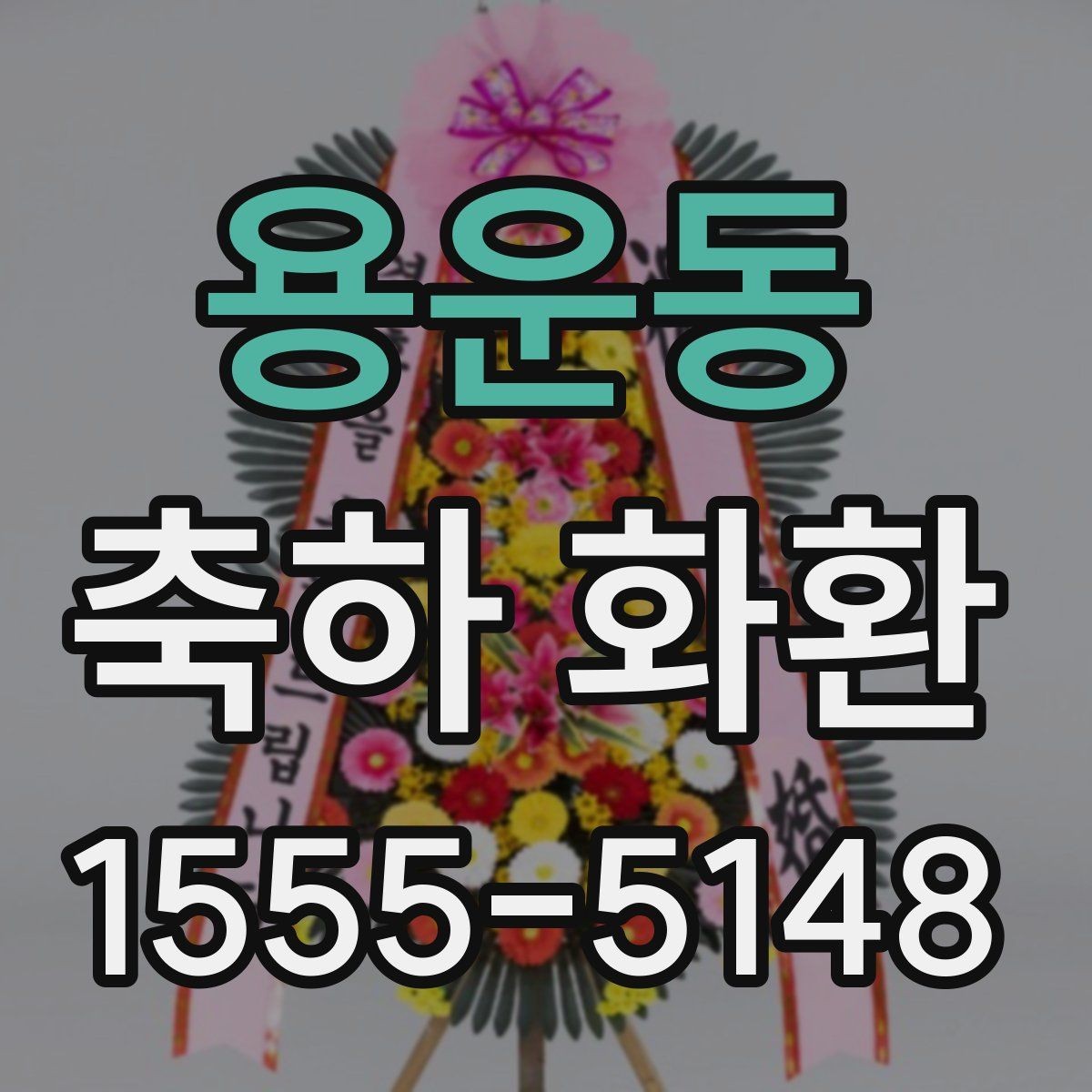 용운동 축하 화환 업체 문의 전 준비하면 좋은 정보