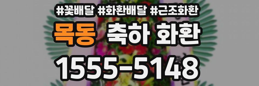 목동 축하 화환