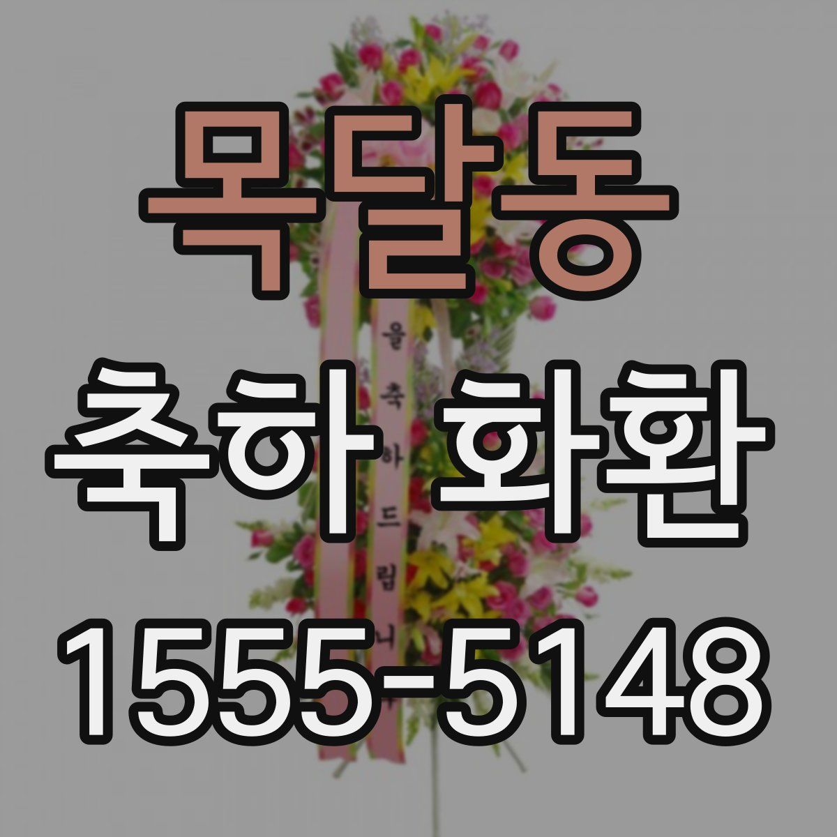 목달동 축하 화환