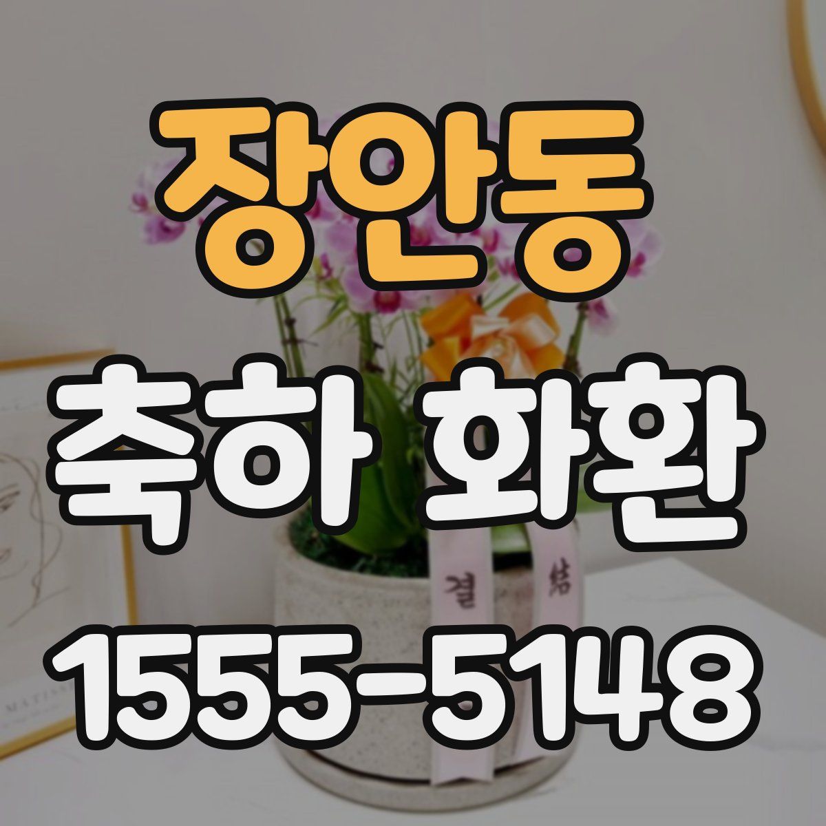 장안동 축하 화환