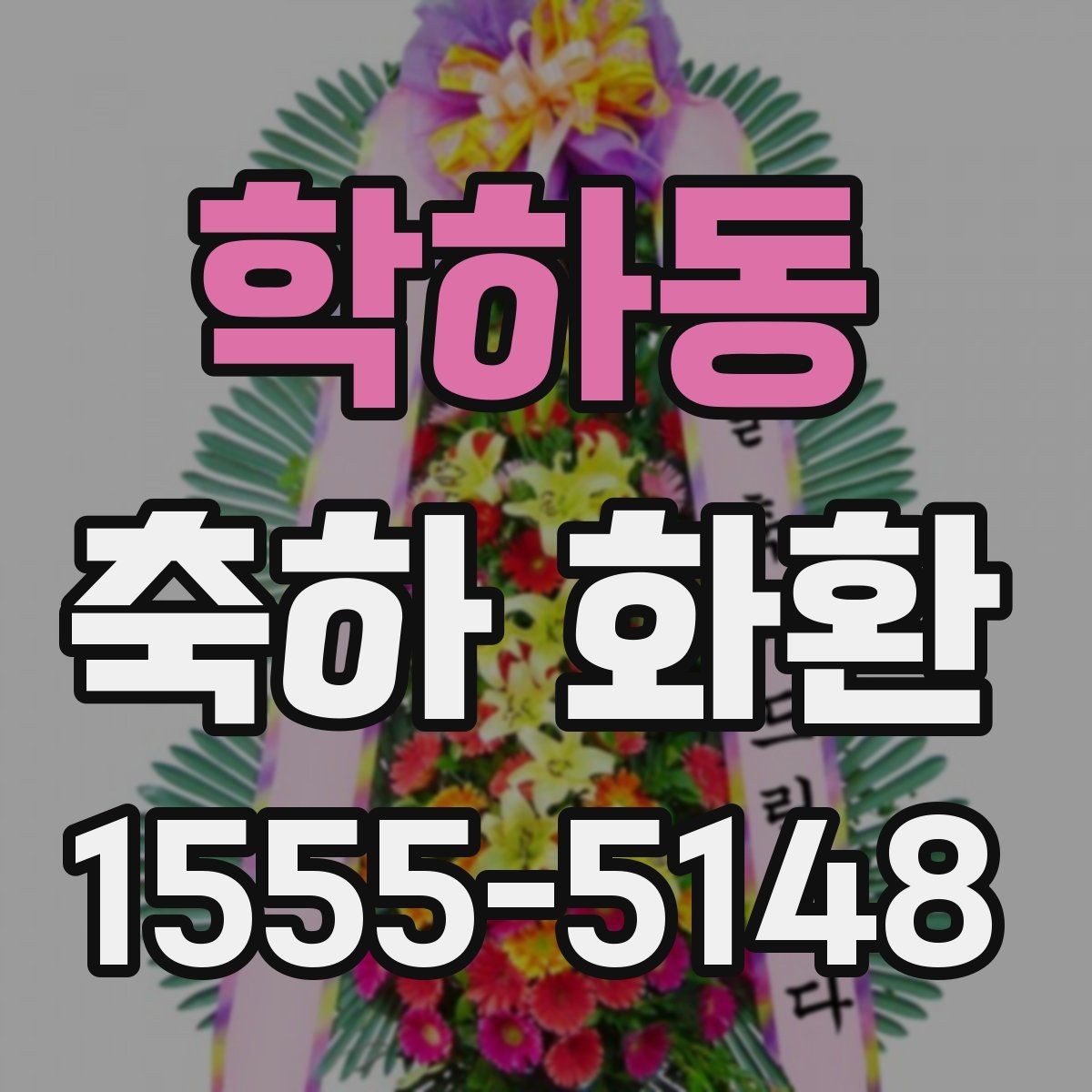 학하동 축하 화환 예산별 구성 예시 살펴보기