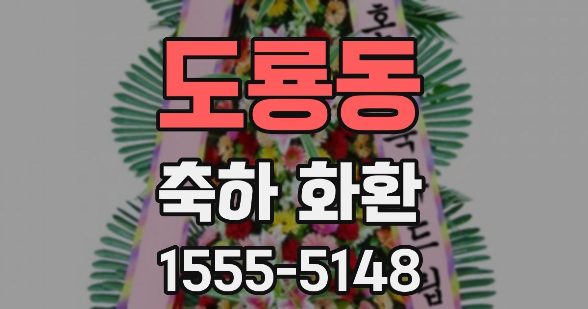 도룡동 축하 화환