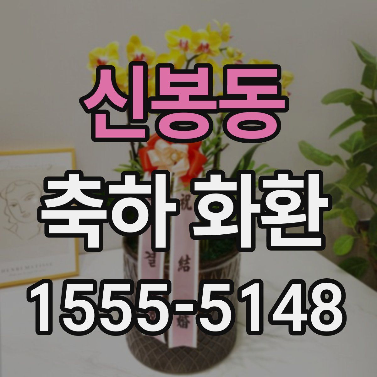 신봉동 축하 화환