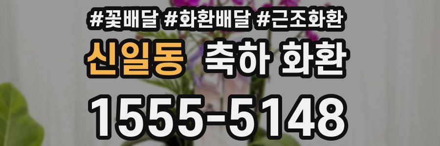 신일동 축하 화환