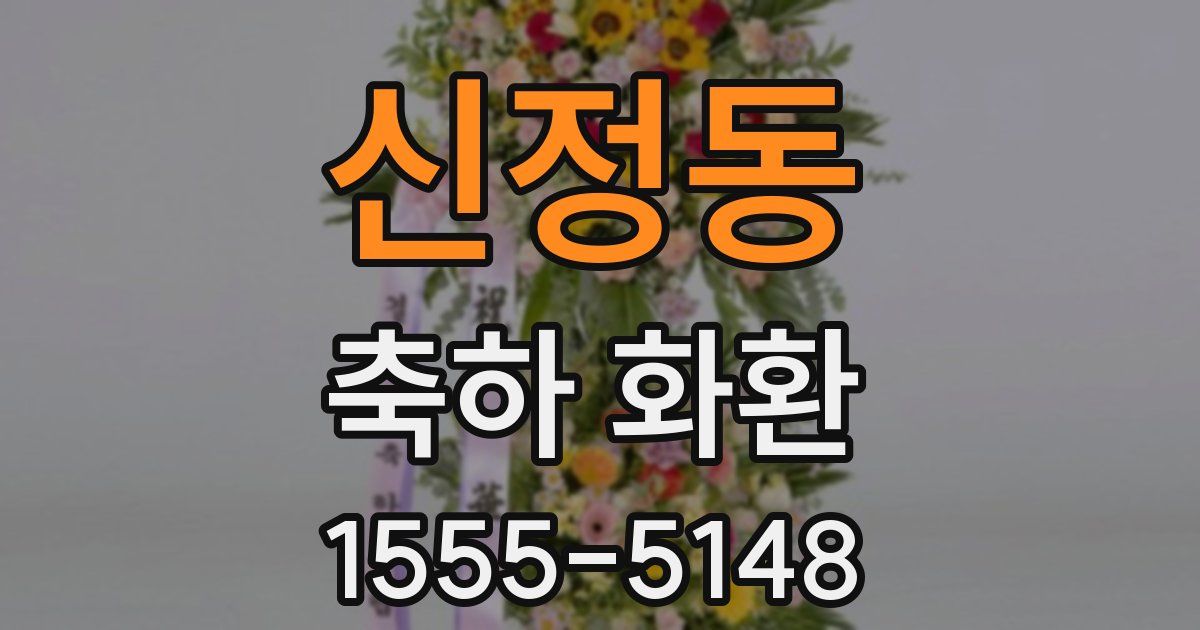 신정동 축하 화환