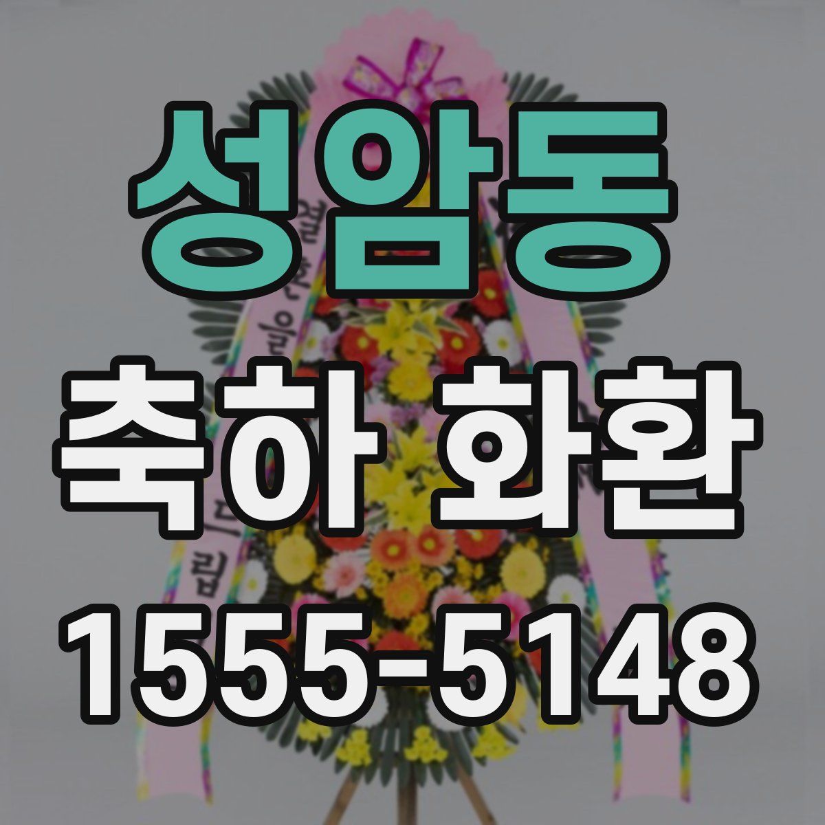 성암동 축하 화환