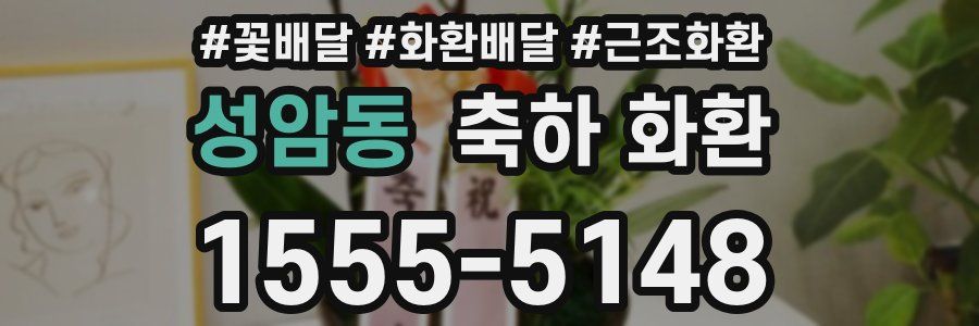 성암동 축하 화환