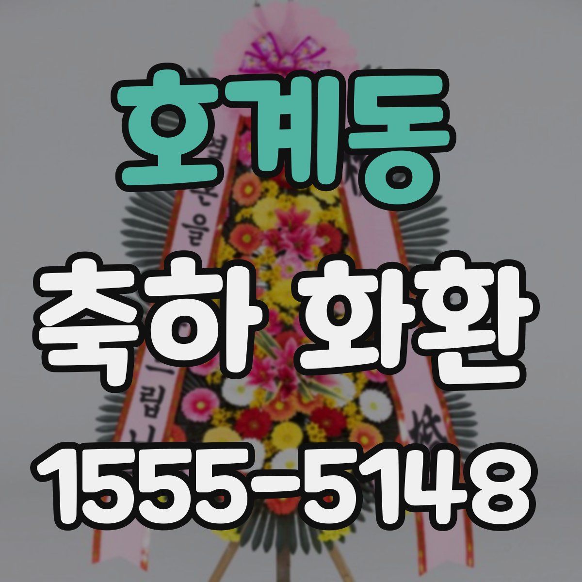 호계동 축하 화환
