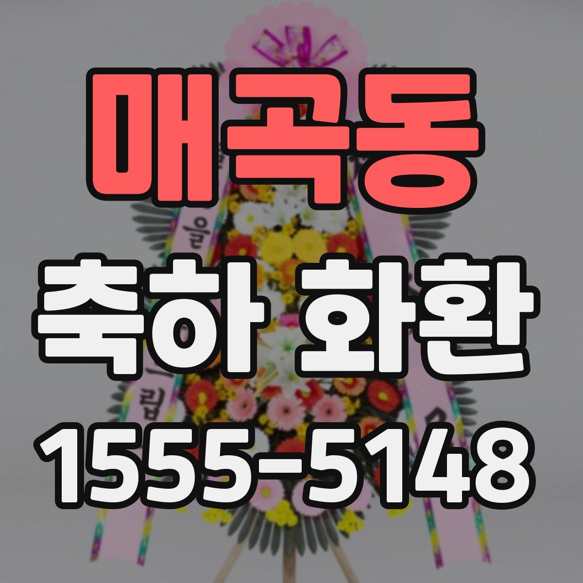 매곡동 축하 화환