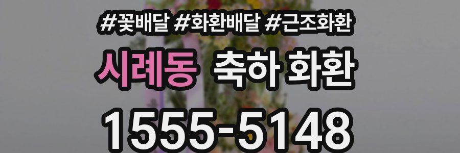 시례동 축하 화환