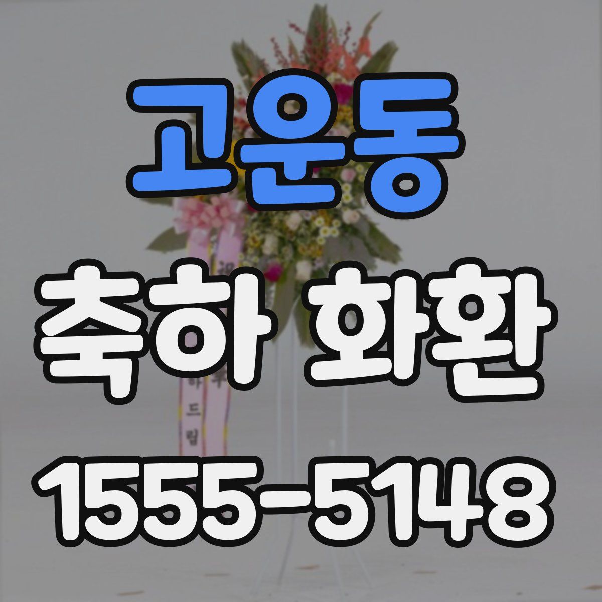 고운동 축하 화환