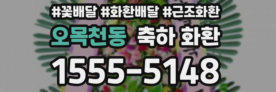 오목천동 축하 화환