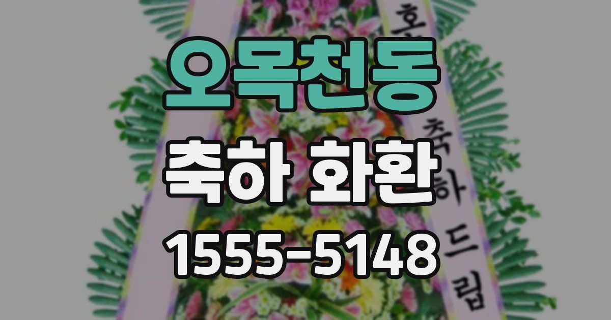 오목천동 축하 화환