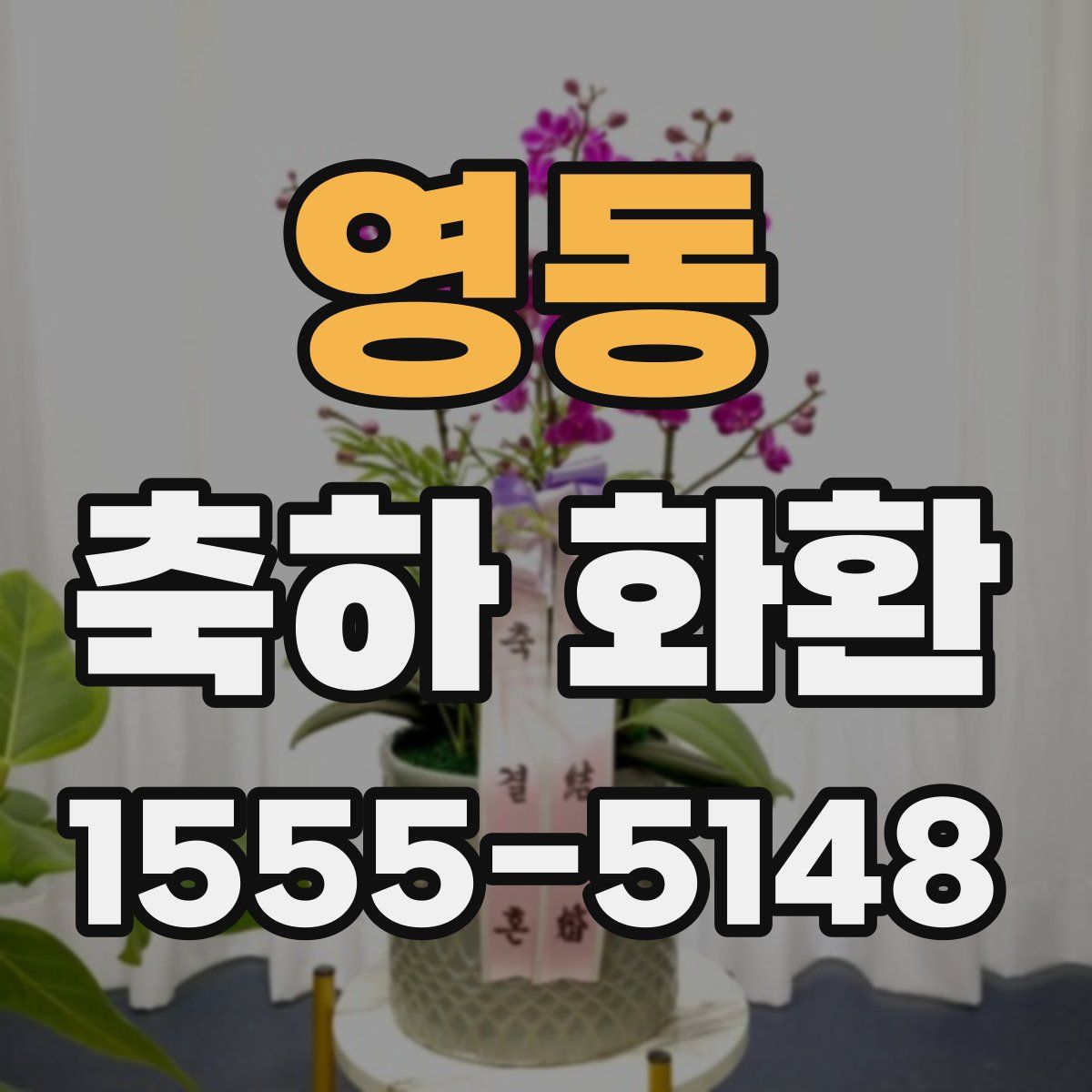 영동 축하 화환