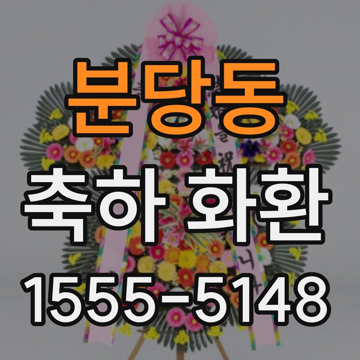 분당동 축하 화환