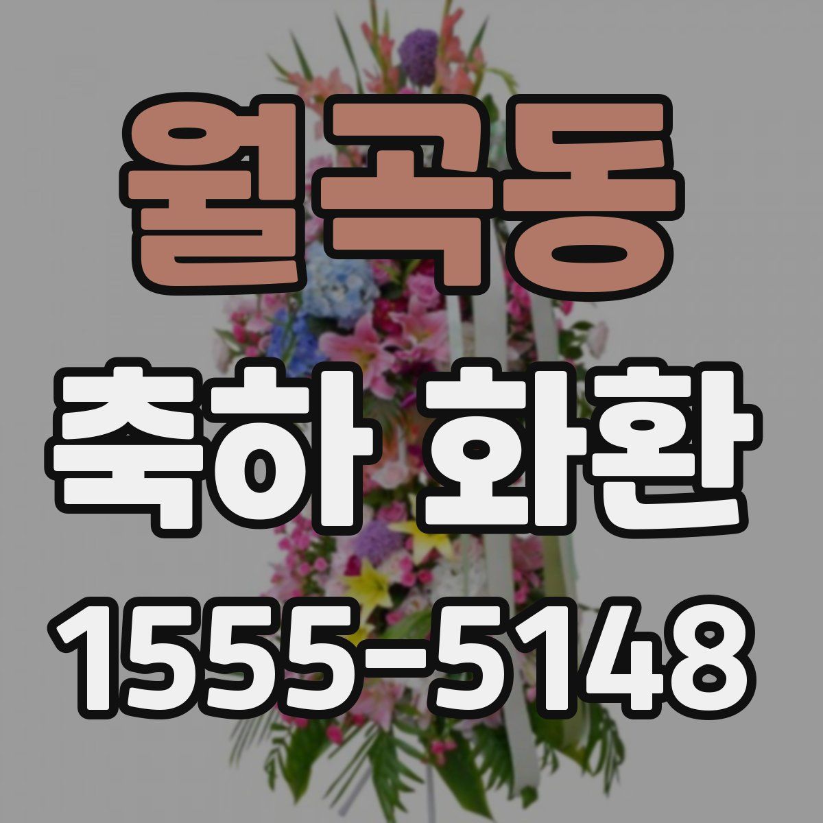 월곡동 축하 화환