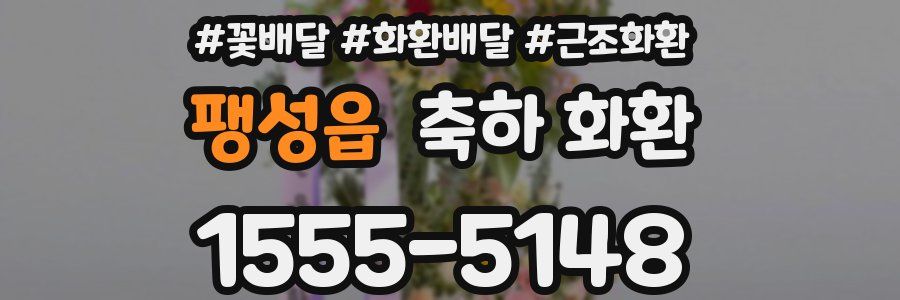 팽성읍 축하 화환