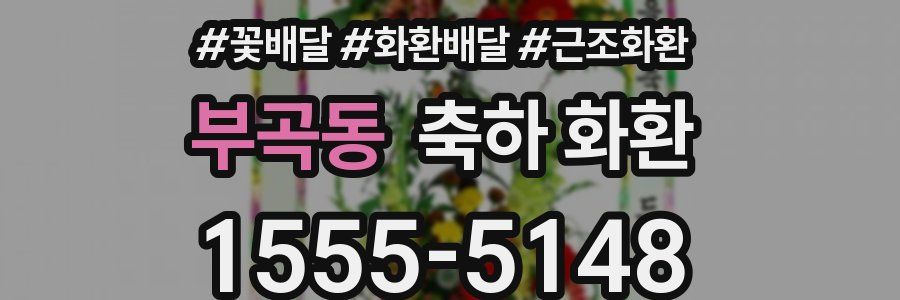부곡동 축하 화환