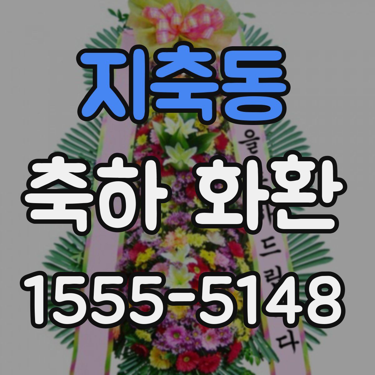 지축동 축하 화환