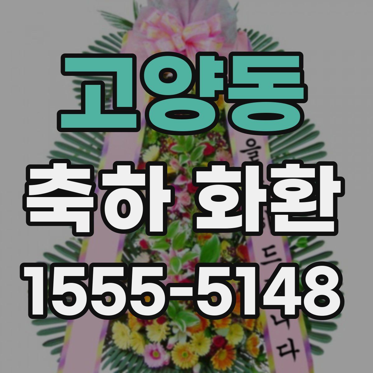고양동 축하 화환